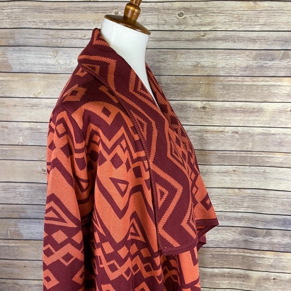 Staring At Stars Medium Array Aztec Cardigan Boho - Picture 11 of 14